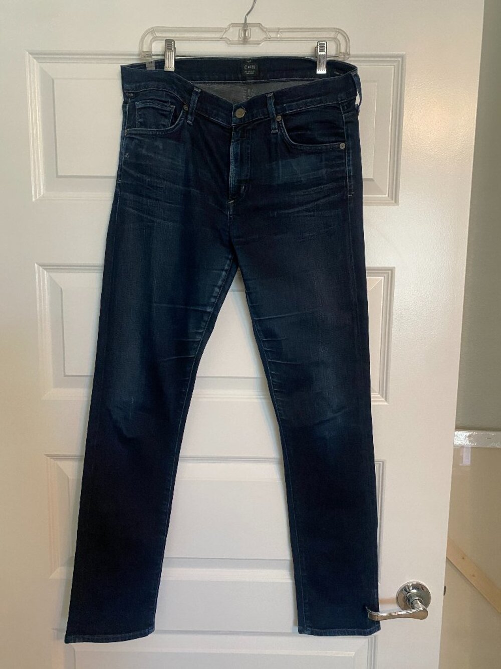 Citizens of Humanity Dark Blue Straight Leg Denim Jeans - Size 29
